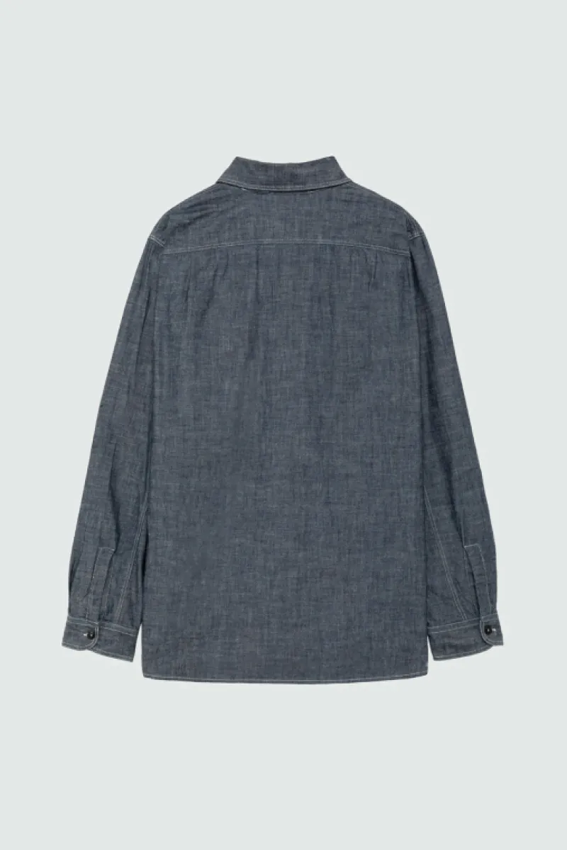 Roy Rogers Selvedge Bar | Camicie>Akansas Man Jap Selvedge Chambray Rinse BLU