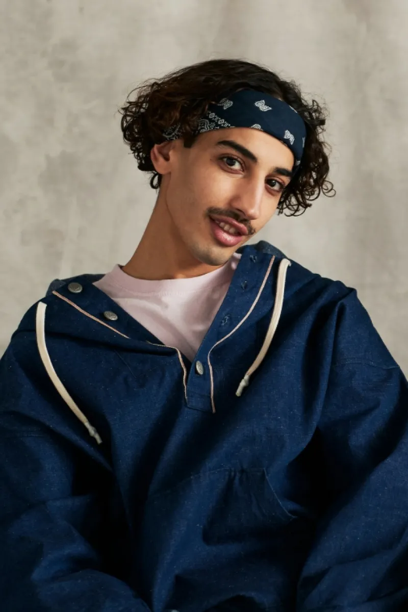 Roy Rogers Capispalla>Anorak 70th Denim Cimosa Rinse BLU