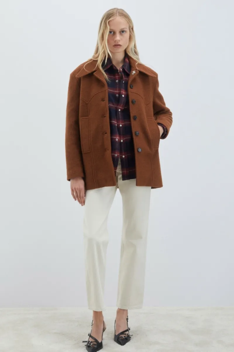 blazer_yellowstone_old_glory_6.webp Roy Rogers Capispalla>Blazer Yellowstone Old Glory MARRONE