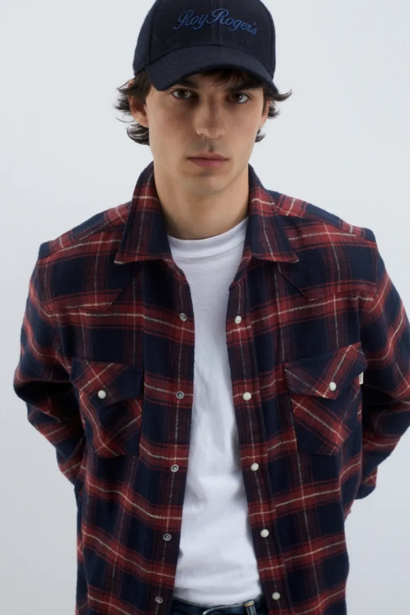 Roy Rogers Camicie>Camicia Martin Check Washed MULTICOLOR