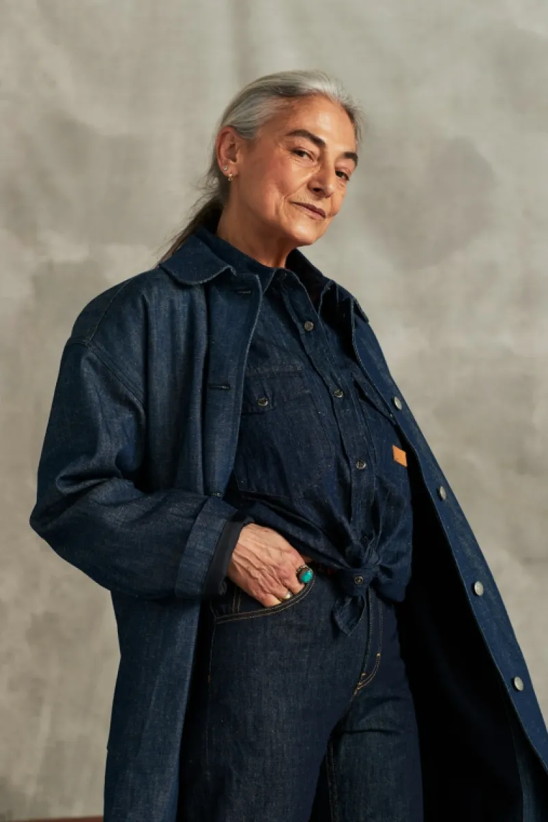 Roy Rogers Camicie>Camicia Western 70th Denim Cimosa Rinse BLU