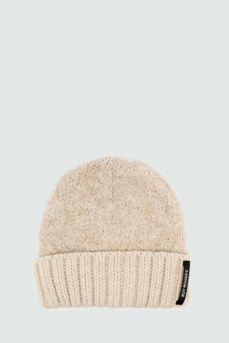 Roy Rogers Accessori>Cappello Beanie In Lana Boucle BEIGE