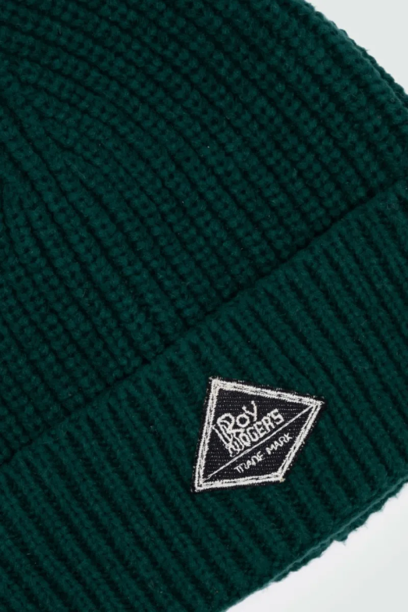 cappello_beanie_knitted_2-2.webp Roy Rogers Accessori>Cappello Beanie Knitted VERDE