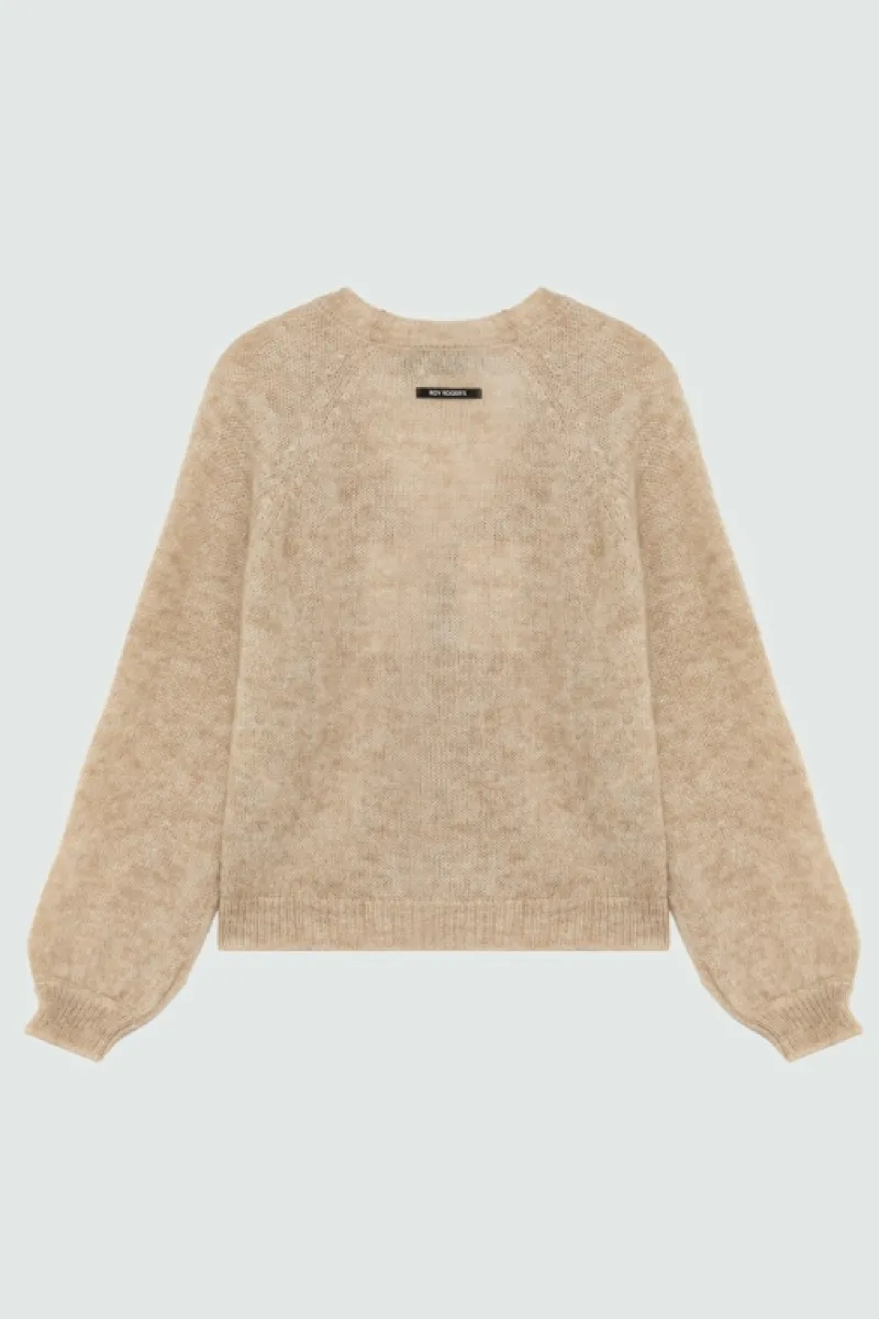 Roy Rogers Maglieria E Felpe>Cardigan In Mohair