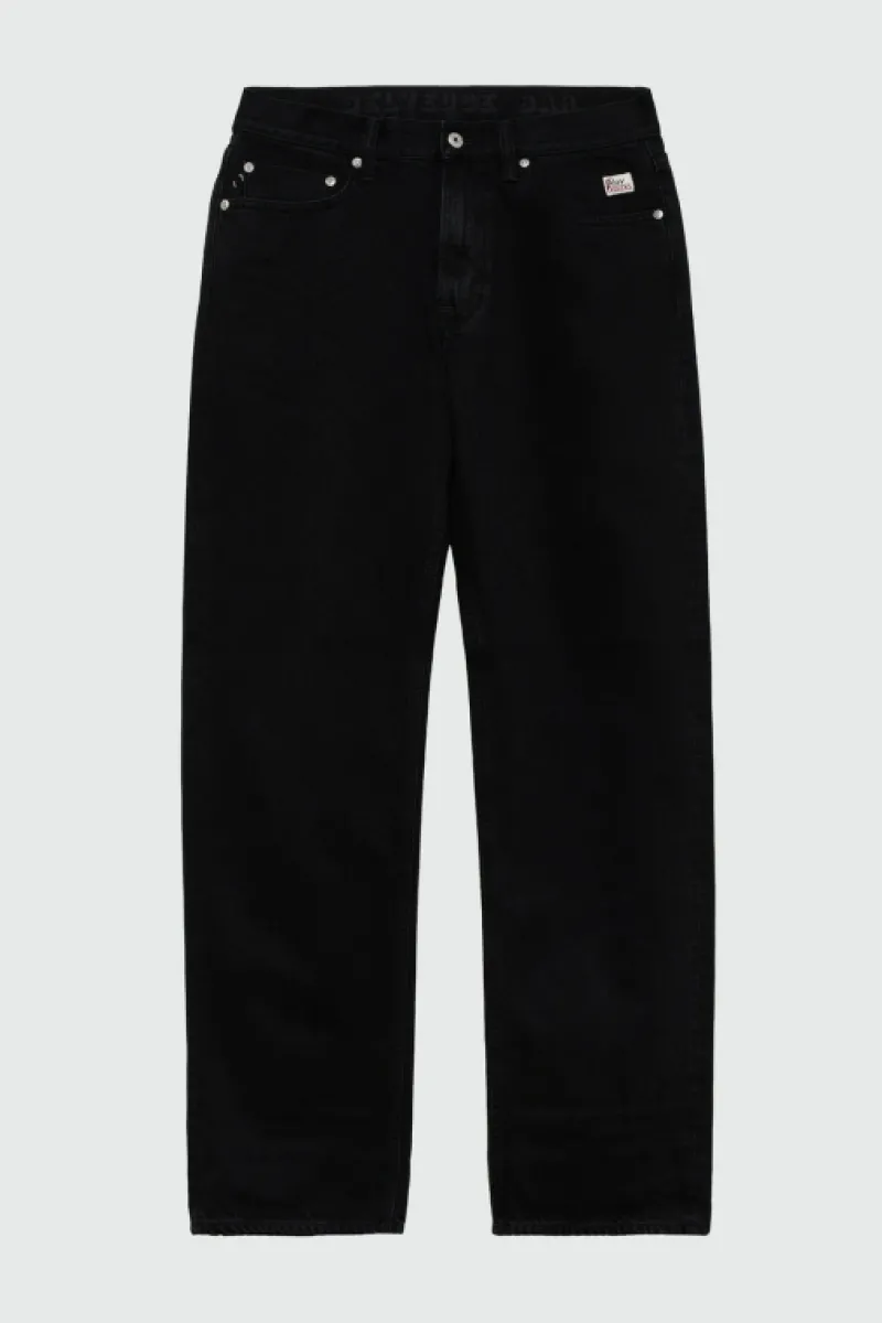 Roy Rogers Selvedge Bar | Jeans>Cult Wide Selvedge Bar Roy Roger's Black Denim Super S.w. NERO
