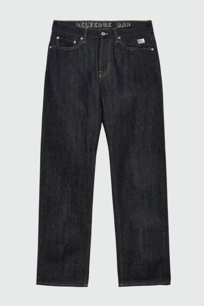 Roy Rogers Selvedge Bar | Jeans>Cult Wide Selvedge Bar Roy Roger's Denim Raw BLU