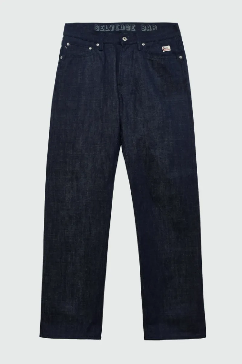 Roy Rogers Selvedge Bar | Jeans>Cult Wide Selvedge Bar Roy Roger's Org. Denim Raw BLU