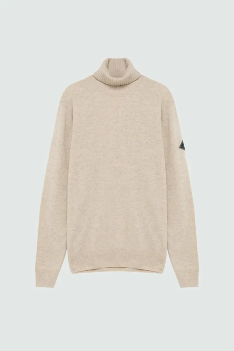 Roy Rogers Maglieria E Felpe>Dolcevita In Lana E Cashmere Fin.12 BEIGE