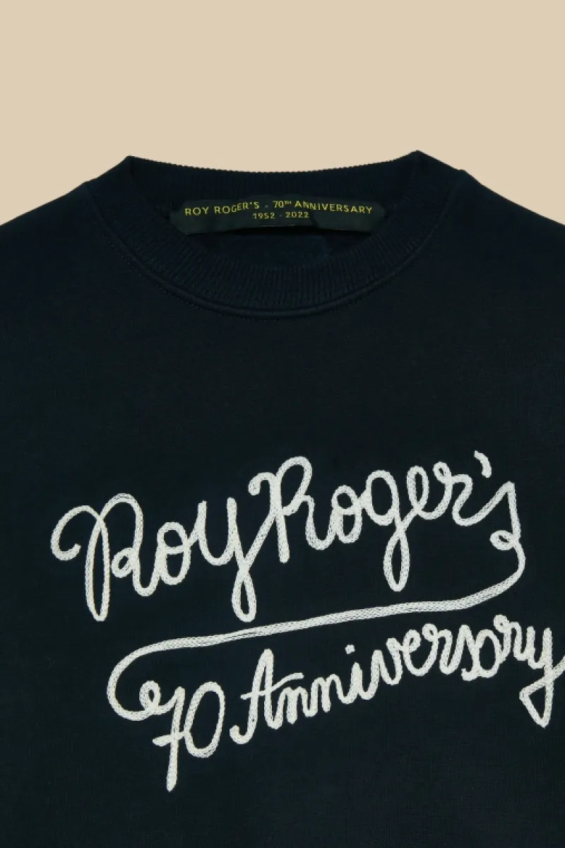 felpa_th_ricamo_anniversary_2.webp Roy Rogers Bambino>Felpa 70th Ricamo Anniversary BLU