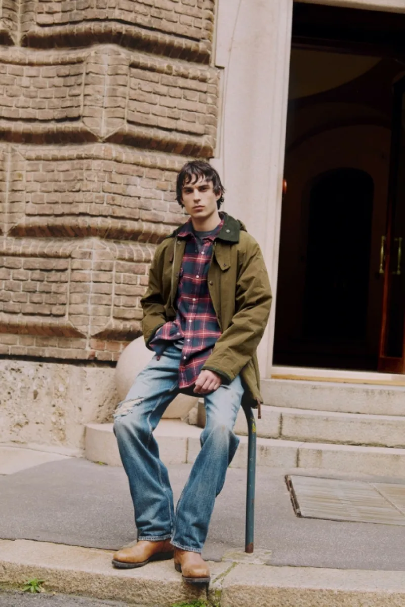 Roy Rogers Capispalla>Giacca Cerata Balmoral VERDE