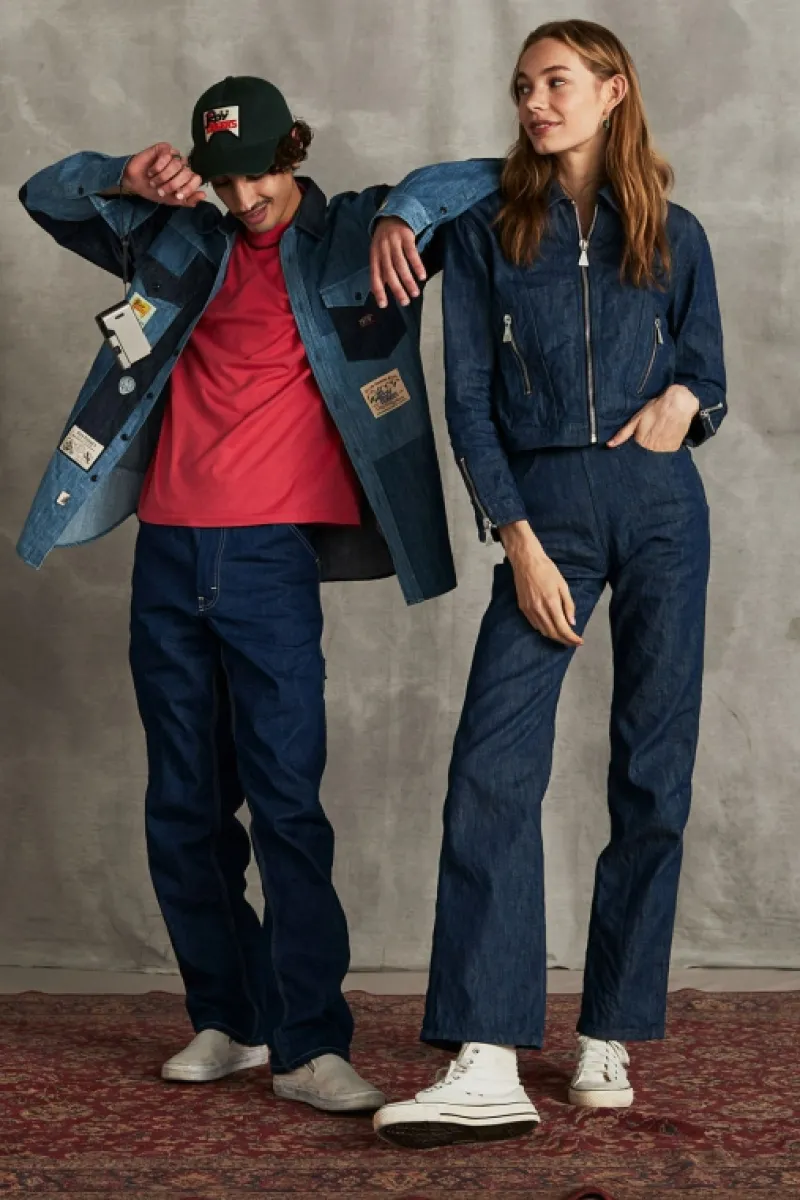 Roy Rogers Capispalla>Giubbino Archivio 70th Denim Rinse BLU