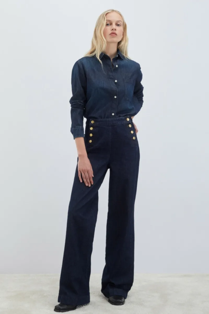 Roy Rogers Pantaloni E Gonne>Jeans Charlie Denim Rinse BLU