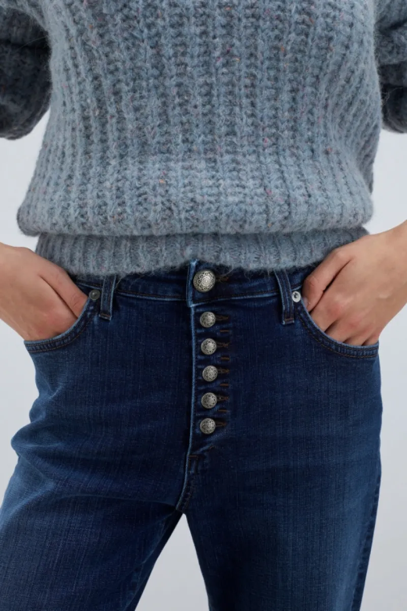 Roy Rogers Jeans | Relaxed>Jeans Goldie Recycled Heart BLU