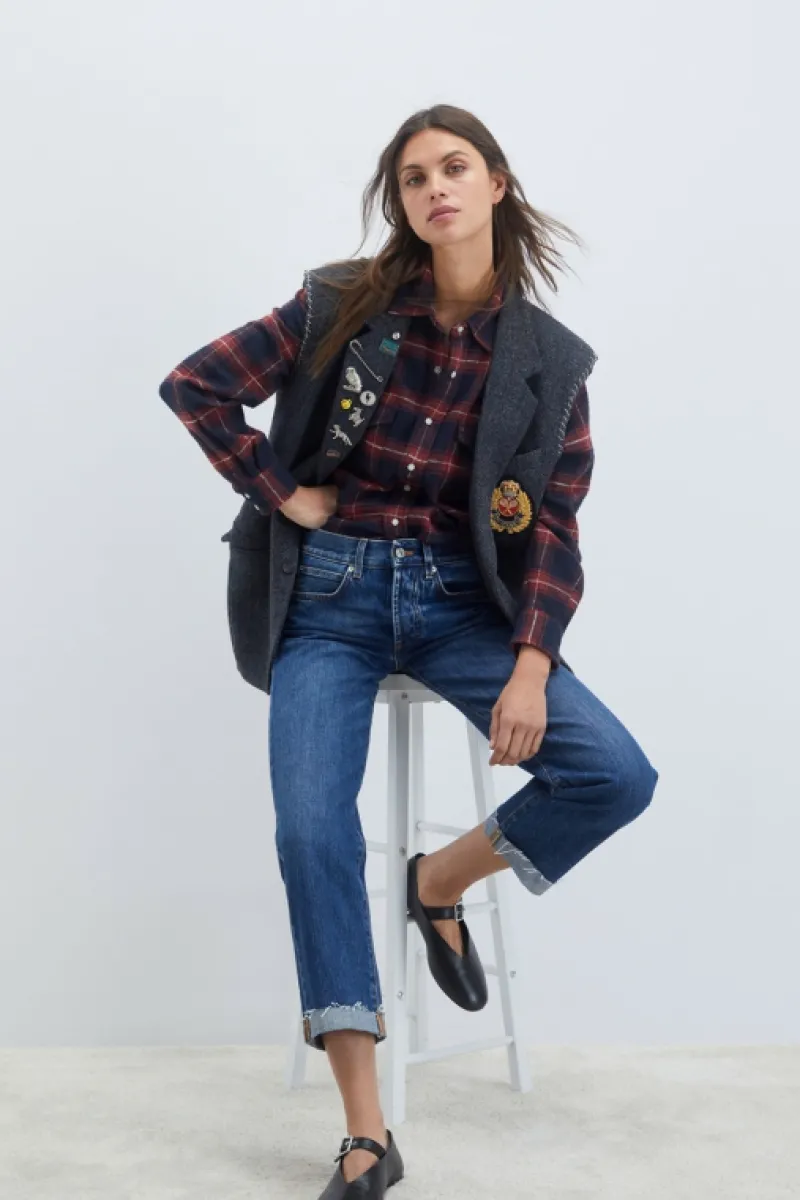 jeans_new_oskar_joel_4.webp Roy Rogers Jeans | Boyfriend>Jeans New Oskar Joel BLU