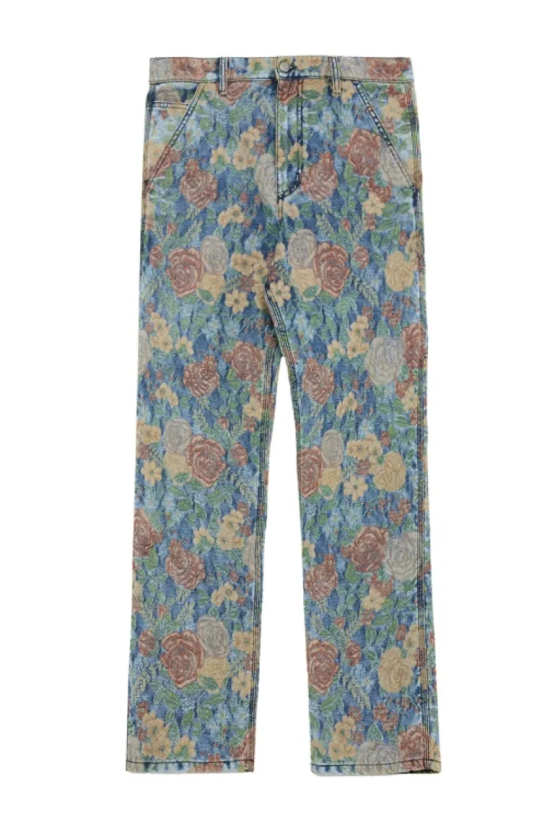 Roy Rogers Roy Roger's X Dave's Ny | Jeans>Jeans Statement Roy Roger's X Dave's Ny In Jacquard Tapestry BLU