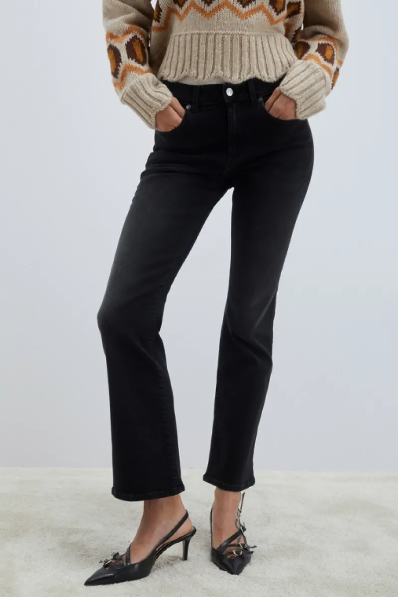 Roy Rogers Jeans | Flare And Bootcut>Jeans Zandra Hem Soft Drew NERO