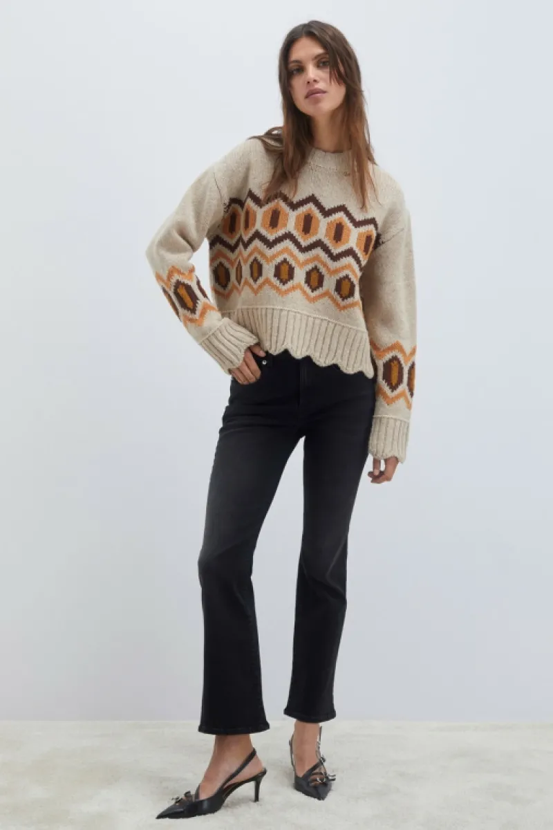 jeans_zandra_hem_soft_drew_4.webp Roy Rogers Jeans | Flare And Bootcut>Jeans Zandra Hem Soft Drew NERO