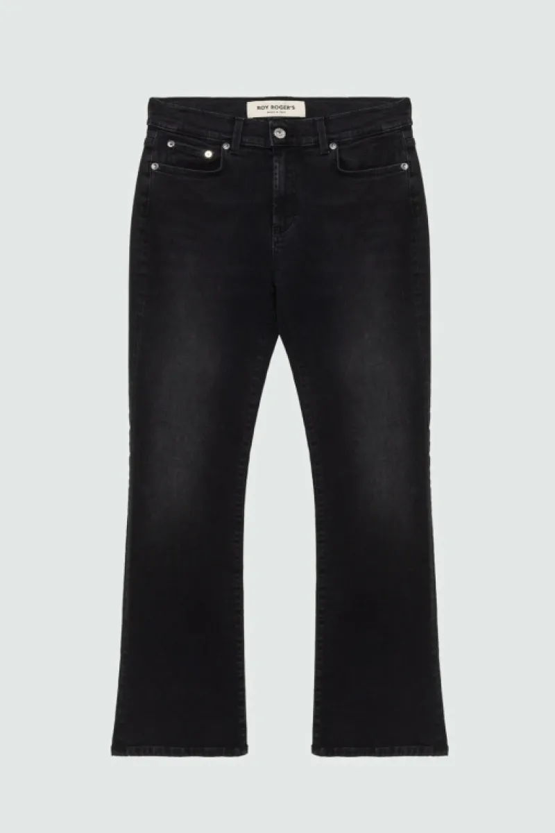 jeans_zandra_hem_soft_drew_5.webp Roy Rogers Jeans | Flare And Bootcut>Jeans Zandra Hem Soft Drew NERO