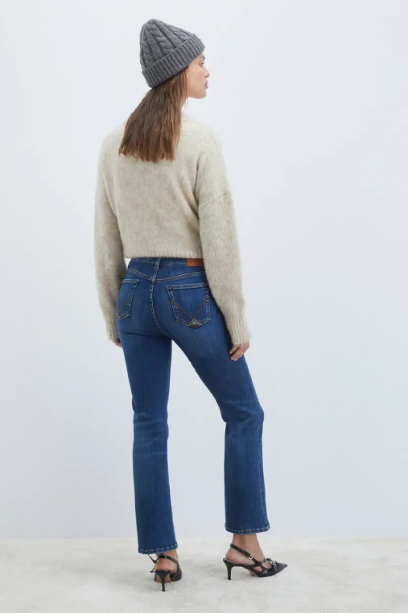 jeans_zandra_hem_soft_twins_3.webp Roy Rogers Jeans | Flare And Bootcut>Jeans Zandra Hem Soft Twins BLU