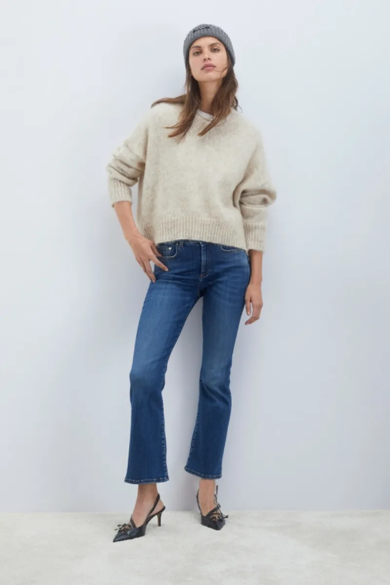 jeans_zandra_hem_soft_twins_4.webp Roy Rogers Jeans | Flare And Bootcut>Jeans Zandra Hem Soft Twins BLU