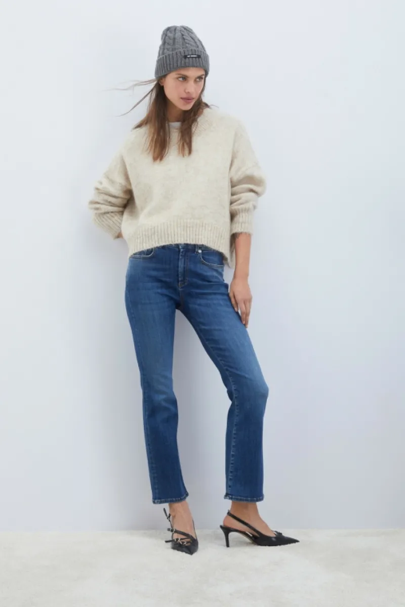 jeans_zandra_hem_soft_twins_5.webp Roy Rogers Jeans | Flare And Bootcut>Jeans Zandra Hem Soft Twins BLU