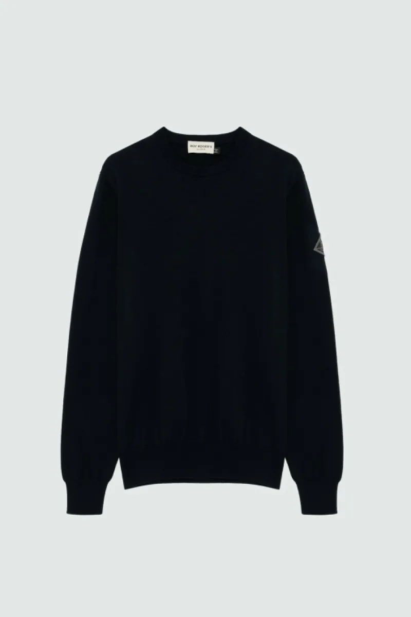 Roy Rogers Maglieria E Felpe>Maglia Girocollo In Cotone BLU