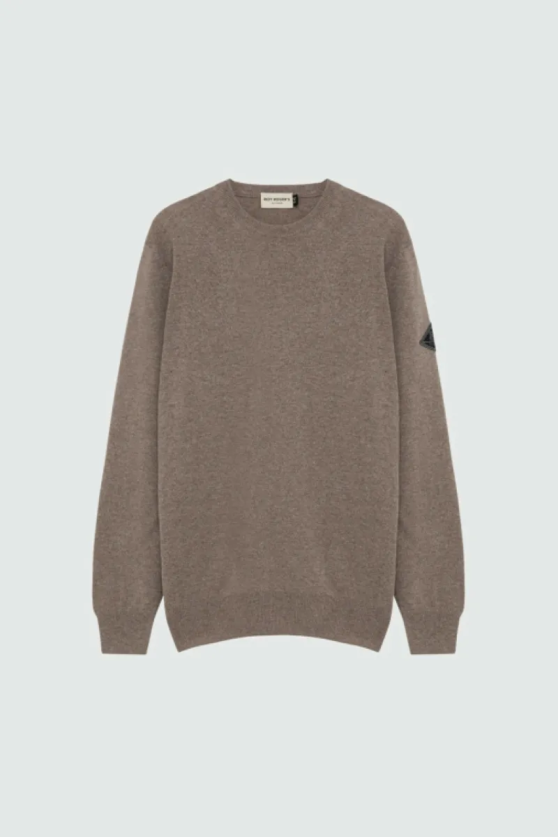 Roy Rogers Maglieria E Felpe>Maglia Girocollo In Lana E Cashmere Fin.12 BEIGE