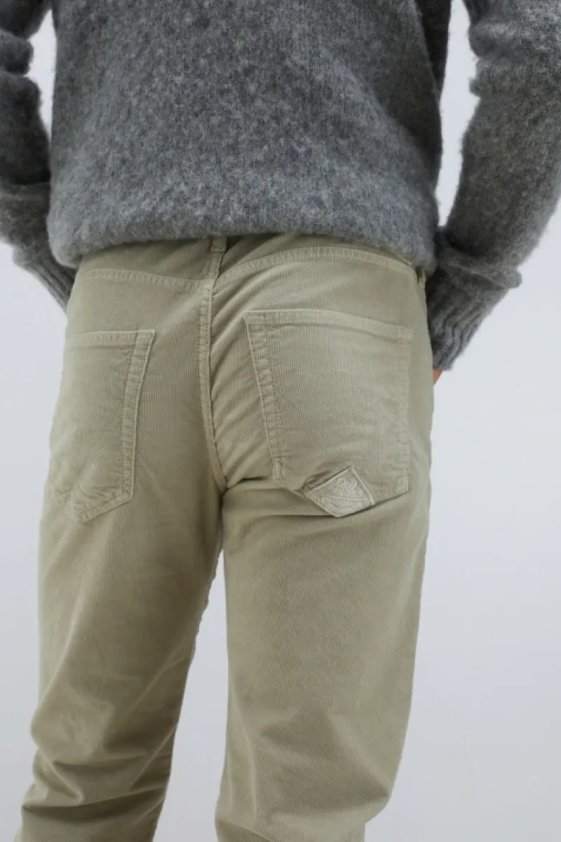 Roy Rogers Pantaloni>Pantalone 517 Plain In Velluto BIANCO