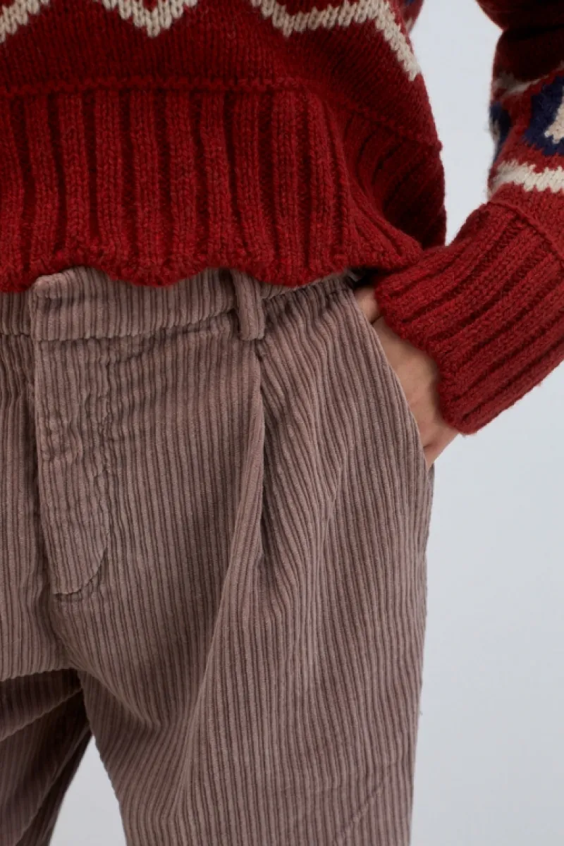 Roy Rogers Pantaloni E Gonne>Pantalone Chino Maemi In Velluto