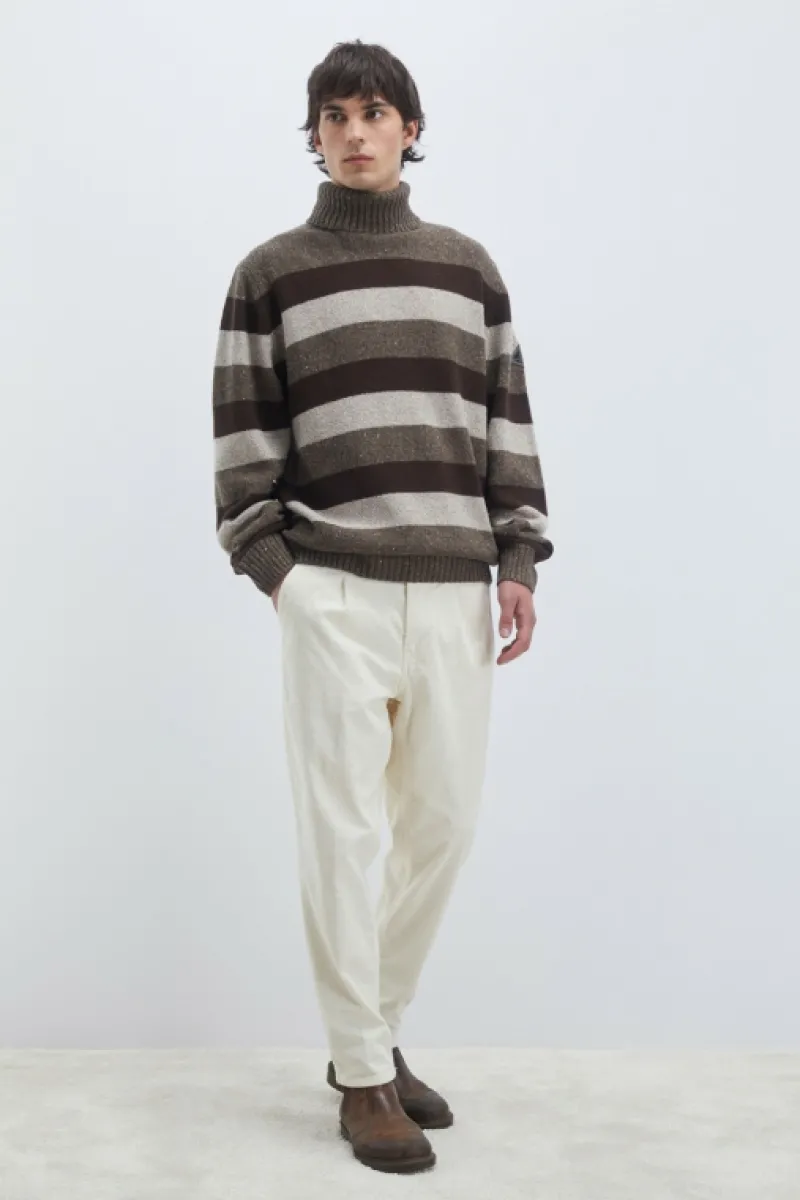 Roy Rogers Pantaloni>Pantalone Day Off In Velluto BIANCO