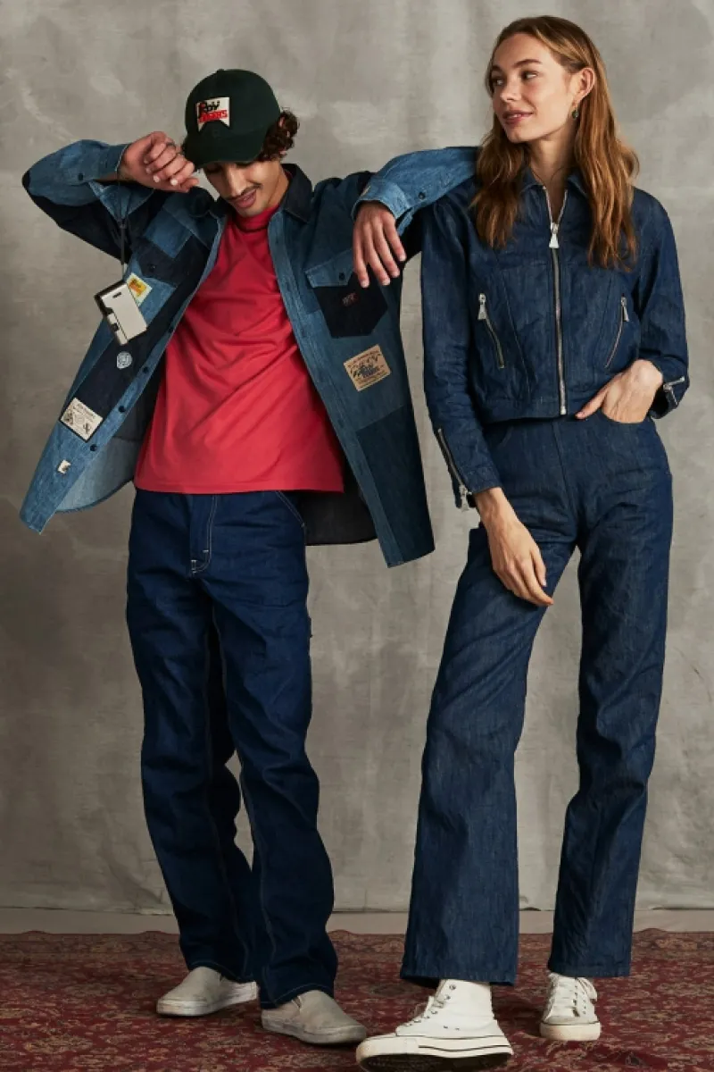 Roy Rogers Pantaloni>Pantalone Lavoro 70th Denim Cimosa BLU