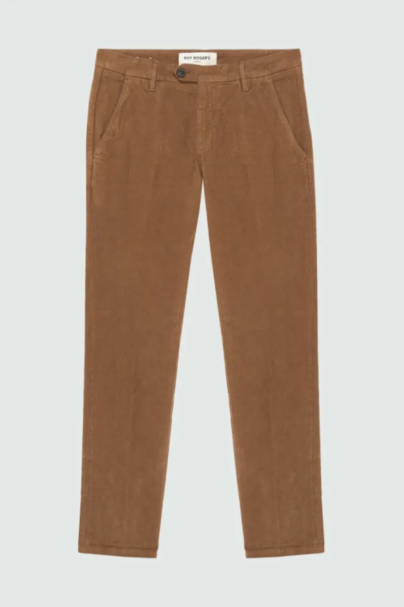 Roy Rogers Pantaloni>Pantalone New Rolf In Velluto MARRONE