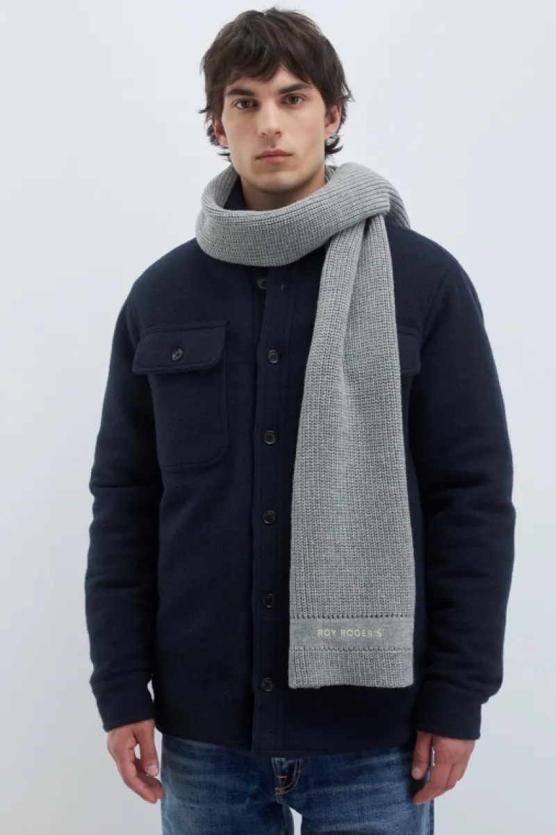 Roy Rogers Accessori>Sciarpa Recycled Yarn GRIGIO