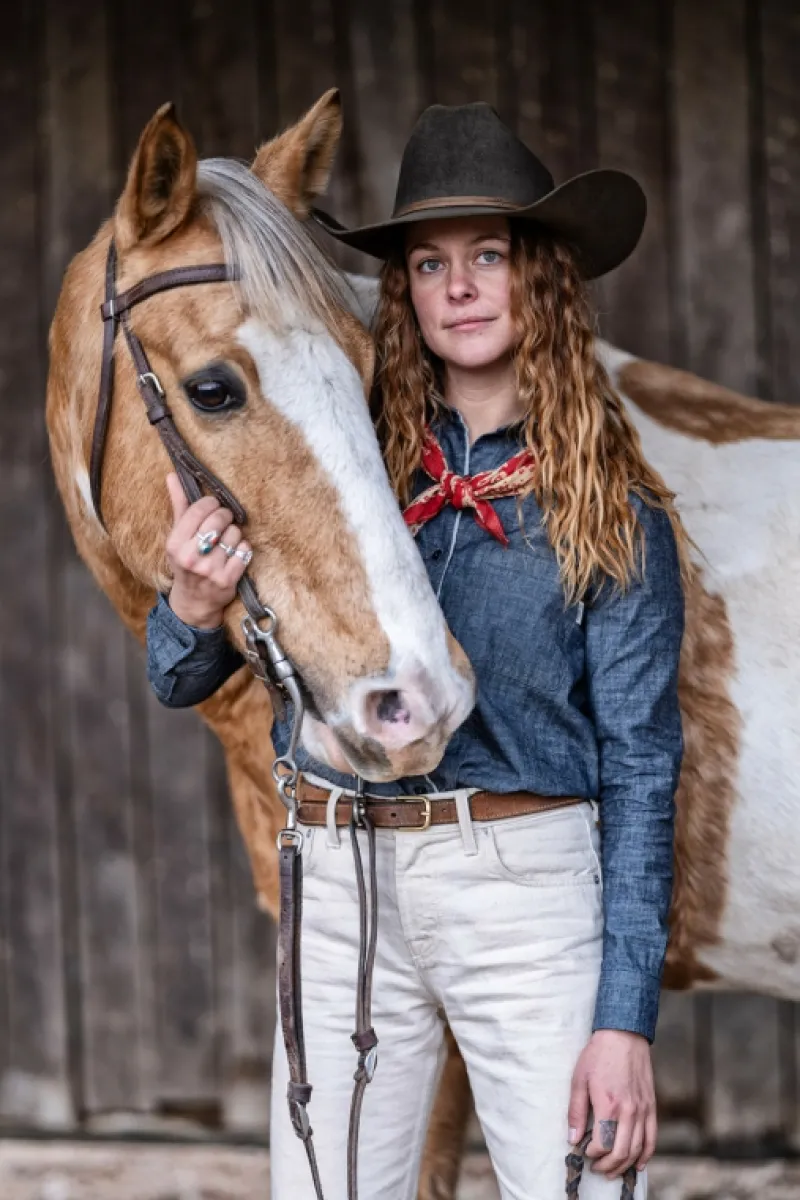 shirt_tiny_woman_jap_selvedge_chambray_rinse_8.webp Roy Rogers Camicie | Selvedge Bar>Shirt Tiny Woman Jap Selvedge Chambray Rinse BLU