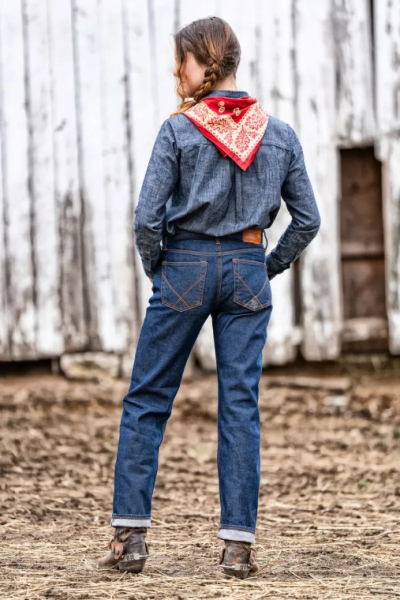 sofia_woman_jap_selvedge_denim_rinse_3.webp Roy Rogers Selvedge Bar | Jeans>Sofia Woman Jap Selvedge Denim Rinse BLU