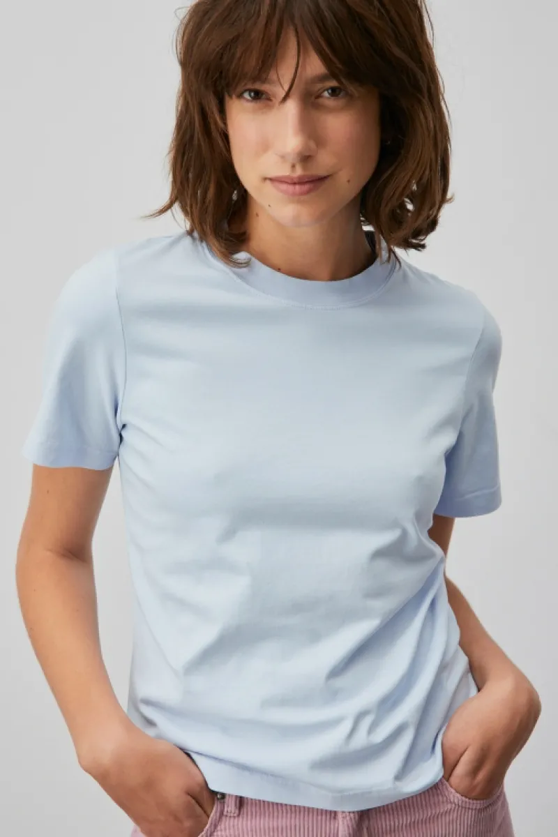 Roy Rogers Polo E T-shirts>T-shirt Girocollo In Jersey CELESTE