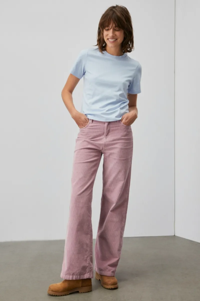 Roy Rogers Polo E T-shirts>T-shirt Girocollo In Jersey CELESTE