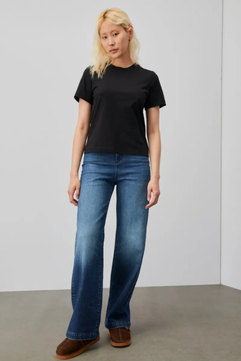 tshirt_girocollo_in_jersey_2-2.webp Roy Rogers Polo E T-shirts>T-shirt Girocollo In Jersey NERO