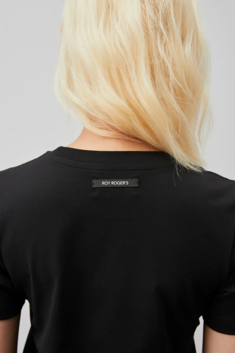 tshirt_girocollo_in_jersey_4-2.webp Roy Rogers Polo E T-shirts>T-shirt Girocollo In Jersey NERO