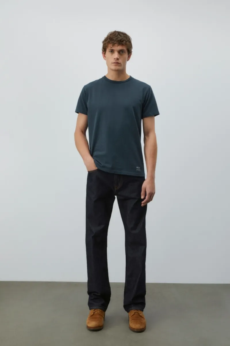 Roy Rogers Polo E T-shirts>T-shirt Girocollo Velva Sheen BLU