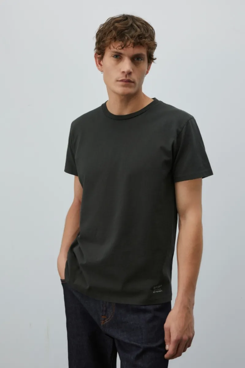 Roy Rogers Polo E T-shirts>T-shirt Girocollo Velva Sheen NERO