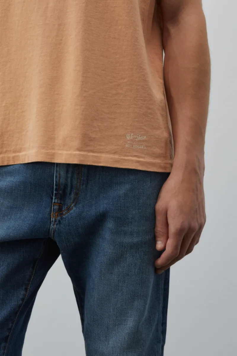 Roy Rogers Polo E T-shirts>T-shirt Girocollo Velva Sheen ARANCIONE