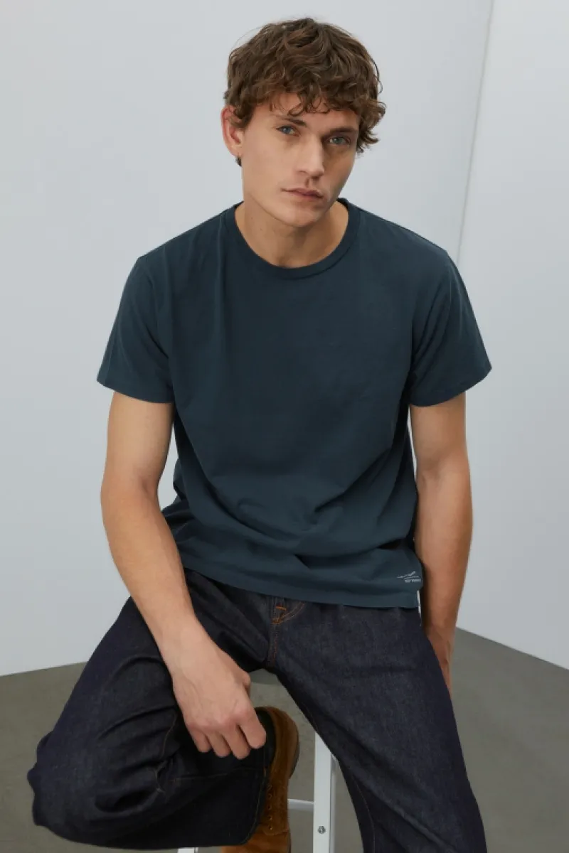 tshirt_girocollo_velva_sheen_2-1.webp Roy Rogers Polo E T-shirts>T-shirt Girocollo Velva Sheen BLU