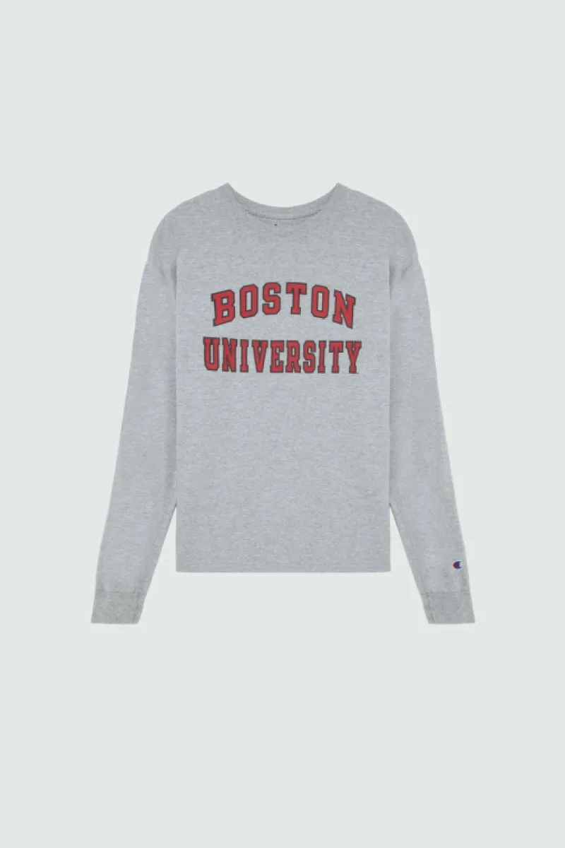 Roy Rogers Polo E T-shirts>T-shirt Vintage Stampa Boston GRIGIO