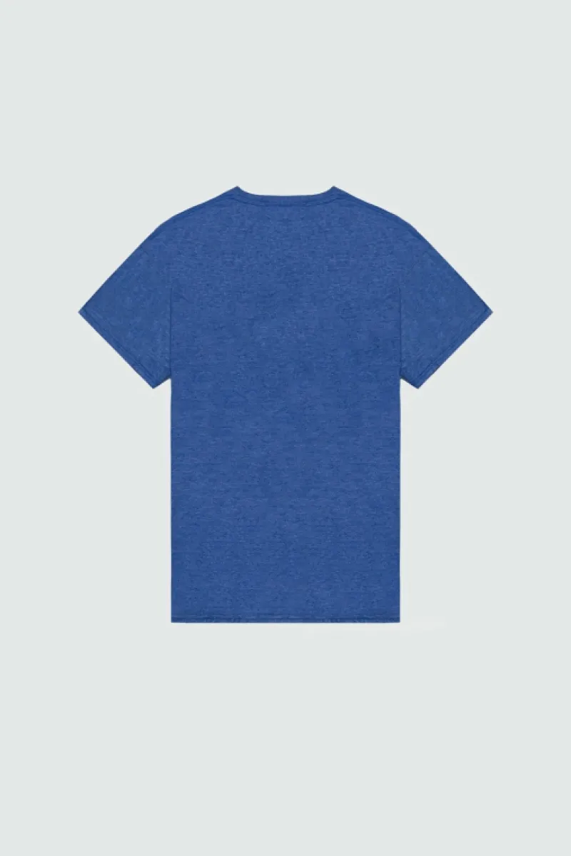 Roy Rogers Polo E T-shirts>T-shirt Vintage Stampa Global BLU