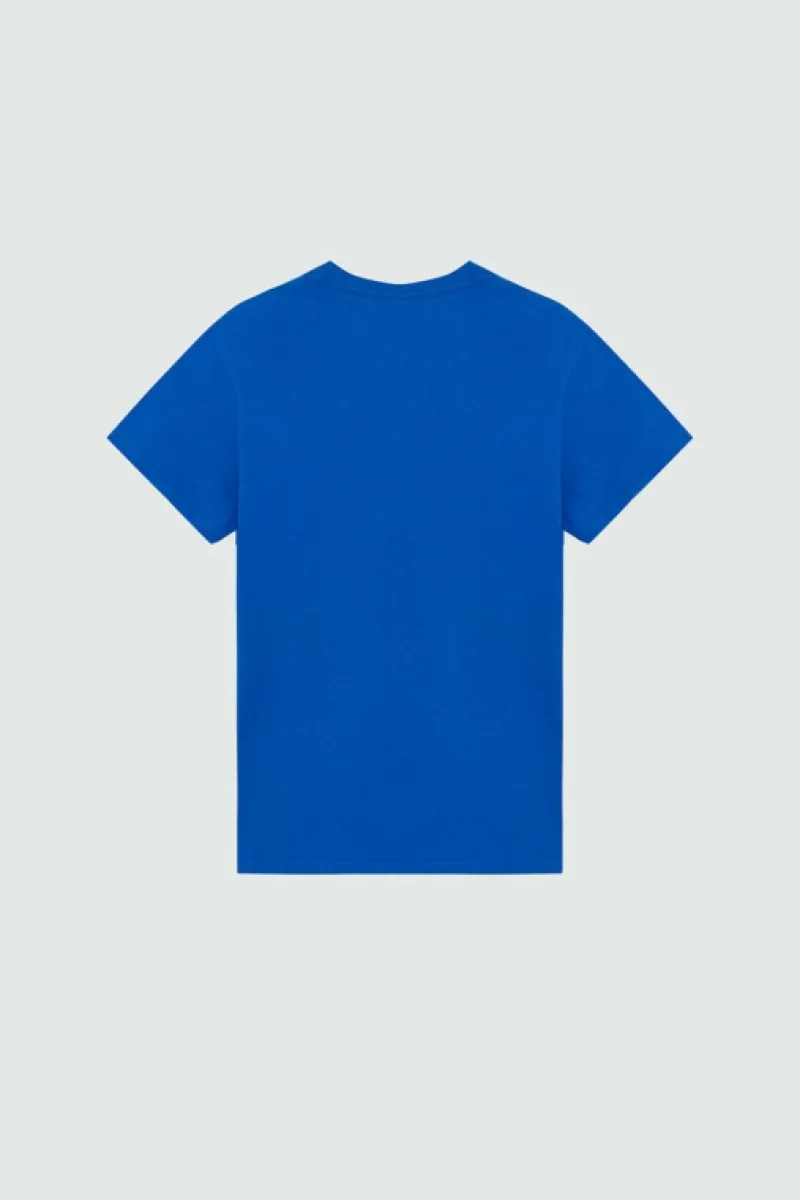 Roy Rogers Polo E T-shirts>T-shirt Vintage Stampa Jhms BLU