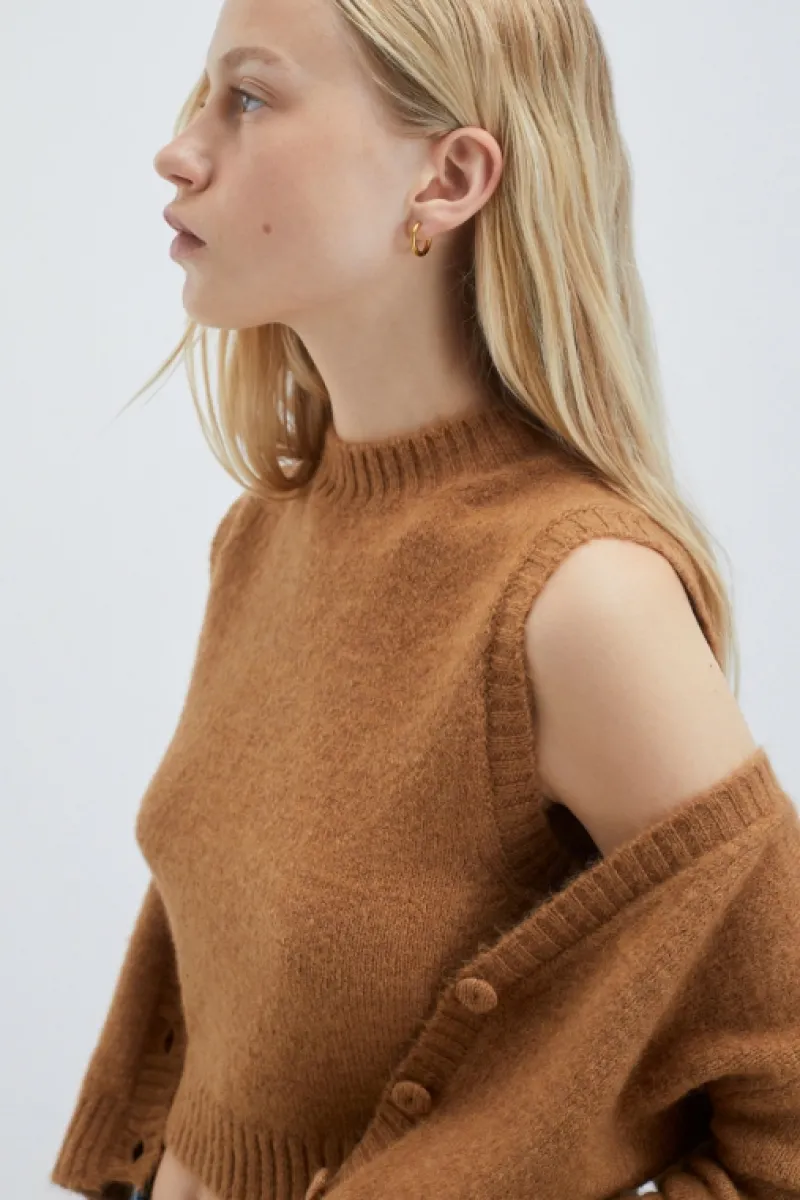 Roy Rogers Maglieria E Felpe>Twin Set In Misto Lana BEIGE