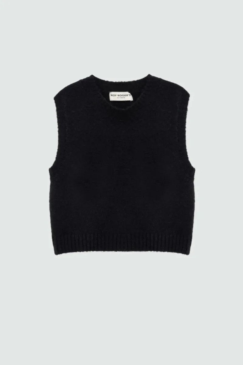 twin_set_in_misto_lana_4.webp Roy Rogers Maglieria E Felpe>Twin Set In Misto Lana NERO