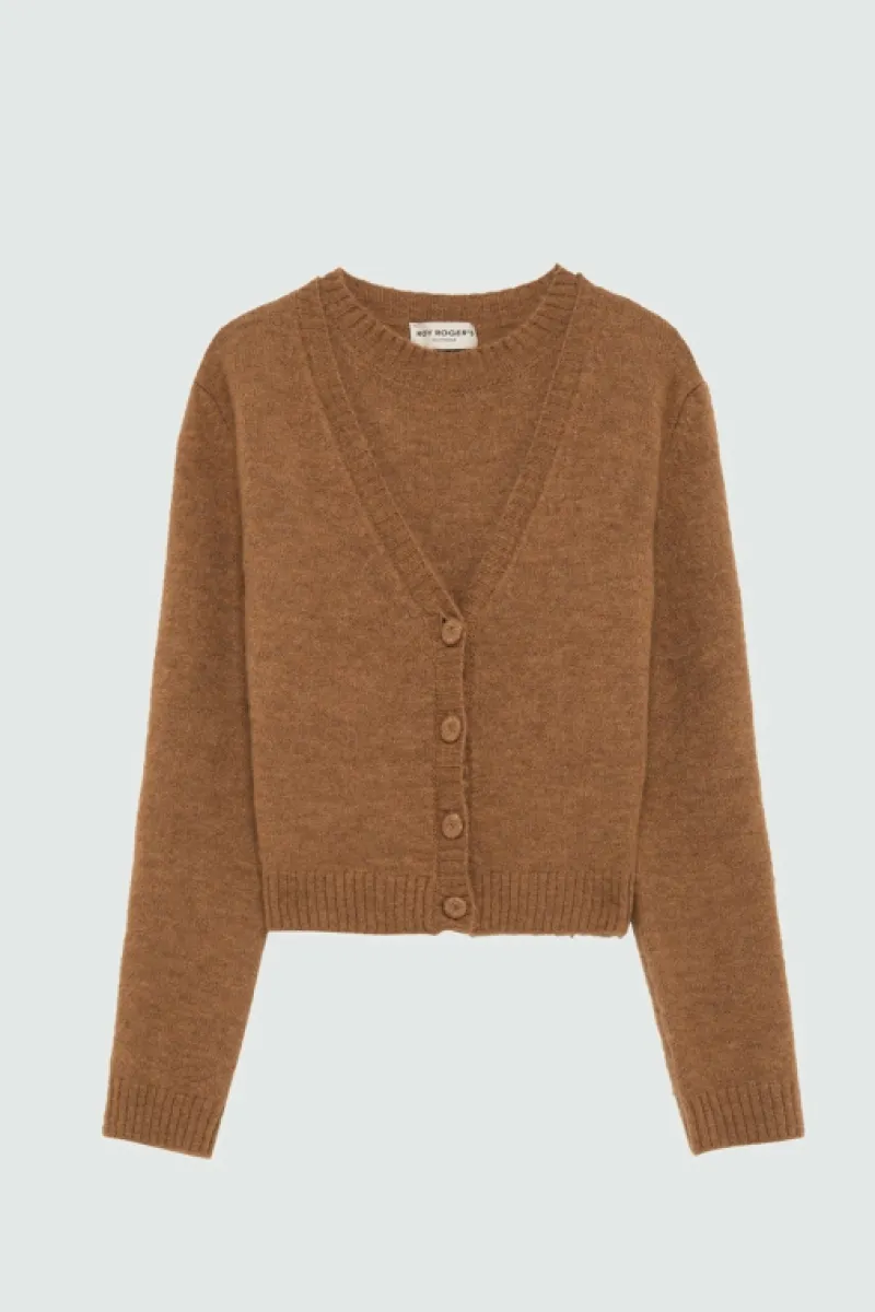 twin_set_in_misto_lana_6.webp Roy Rogers Maglieria E Felpe>Twin Set In Misto Lana BEIGE