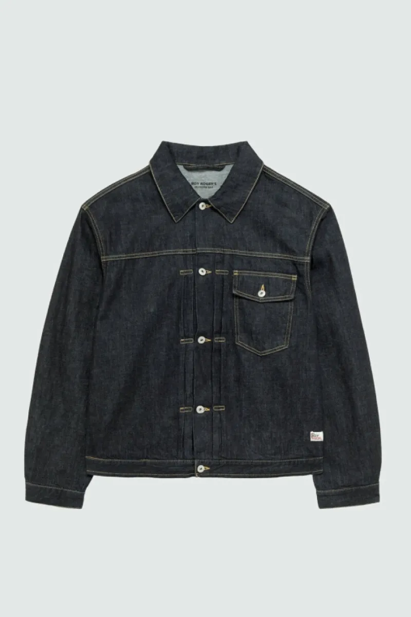 Roy Rogers Selvedge Bar | Capispalla>Type X Man Jap Selvedge Denim Rinse BLU